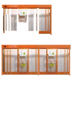 Fullgate Type F lift shaft safety gate